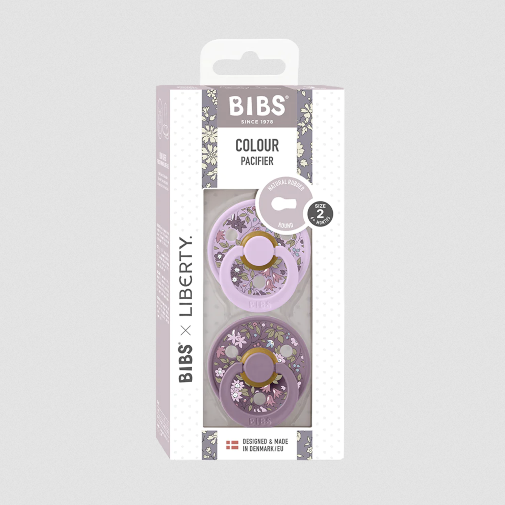 BIBS x LIBERTY Colour 2 Pack Violet Sky/Mauve