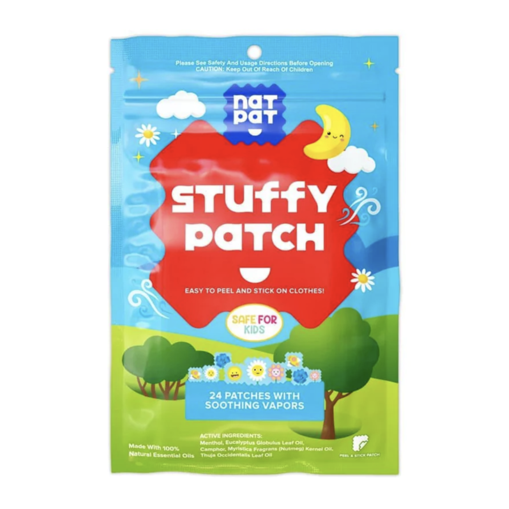 The Natural Patch Co Stuffy Patch Congestion Relief Patches