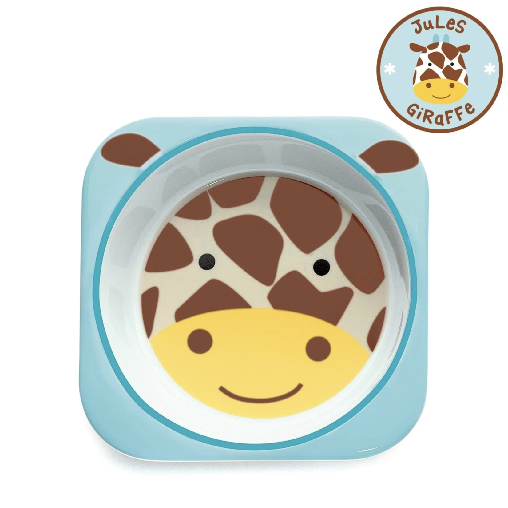 Skip Hop Zoo Melamine Plate & Bowl Set-Giraffe