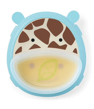 Skip Hop Zoo Smart Serve Plate & Bowl-Giraffe