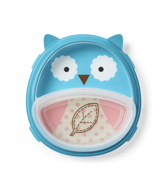 Skip Hop Zoo Smart Serve Plate & Bowl-Owl