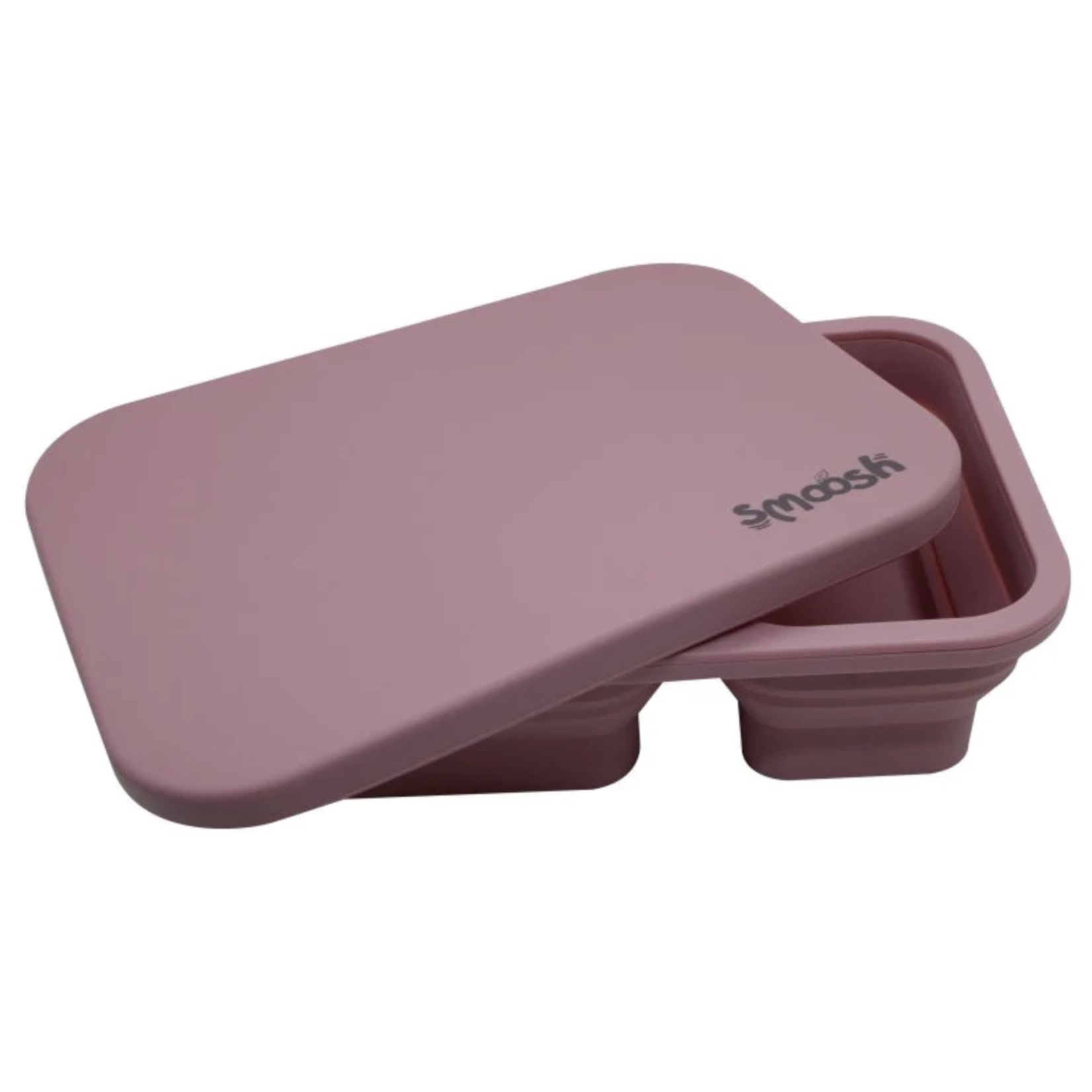 Brands4kids Smoosh Pink Silicone Collapsible Lunch Box Pink