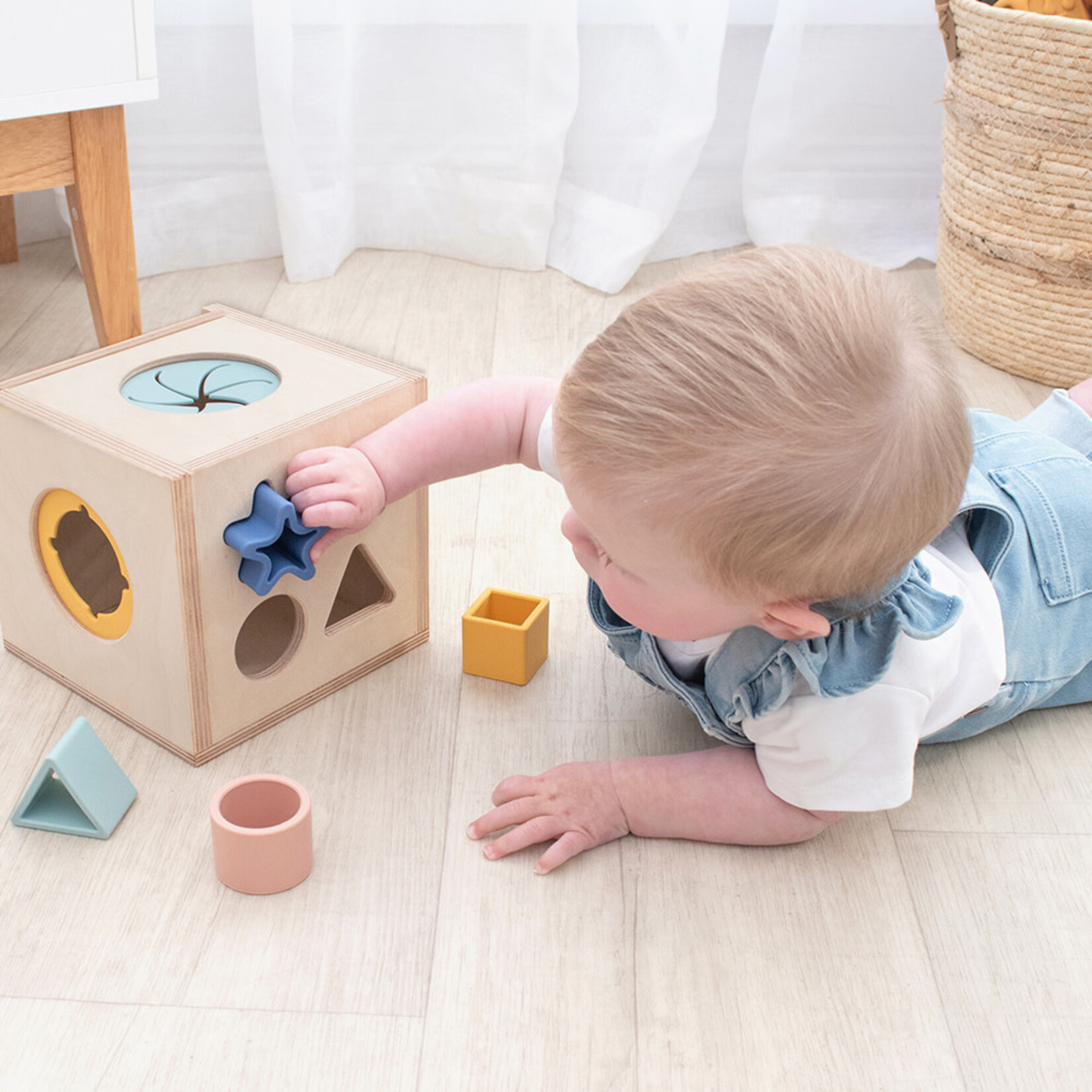 Living Textiles Playground 4-in-1 Sensory Cube