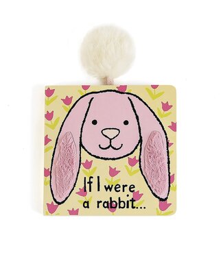 Jellycat If I Were A Rabbit Board Book - Pink