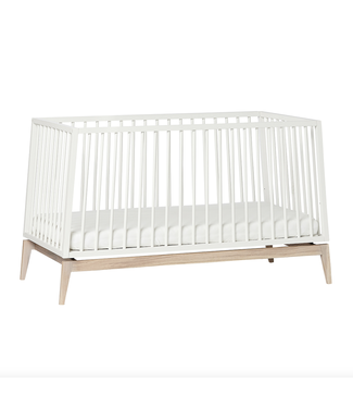 Leander Luna Cot White & Oak 140 x 70