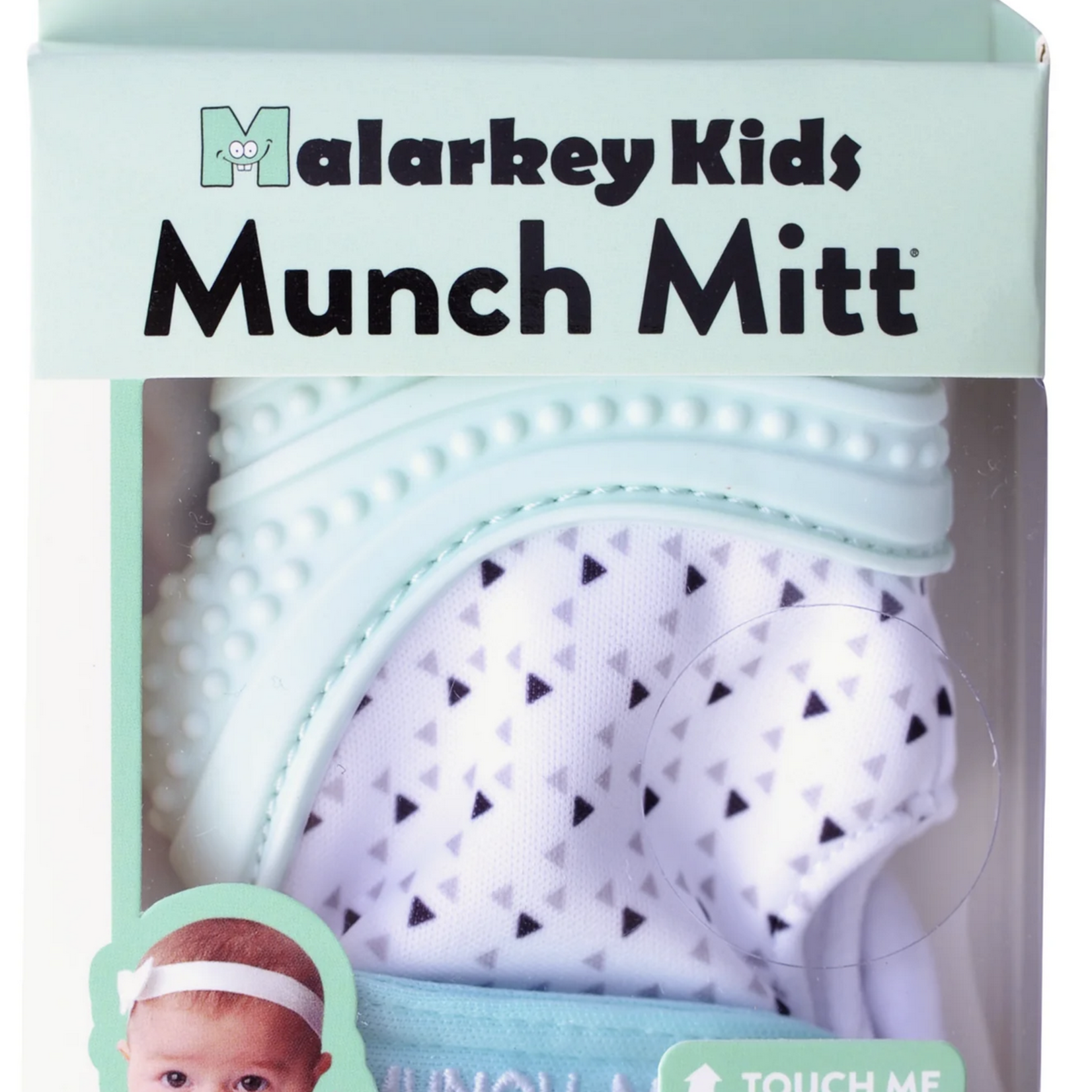 Malarkey Kids Munch Mitt Teething Mitten Mint Green