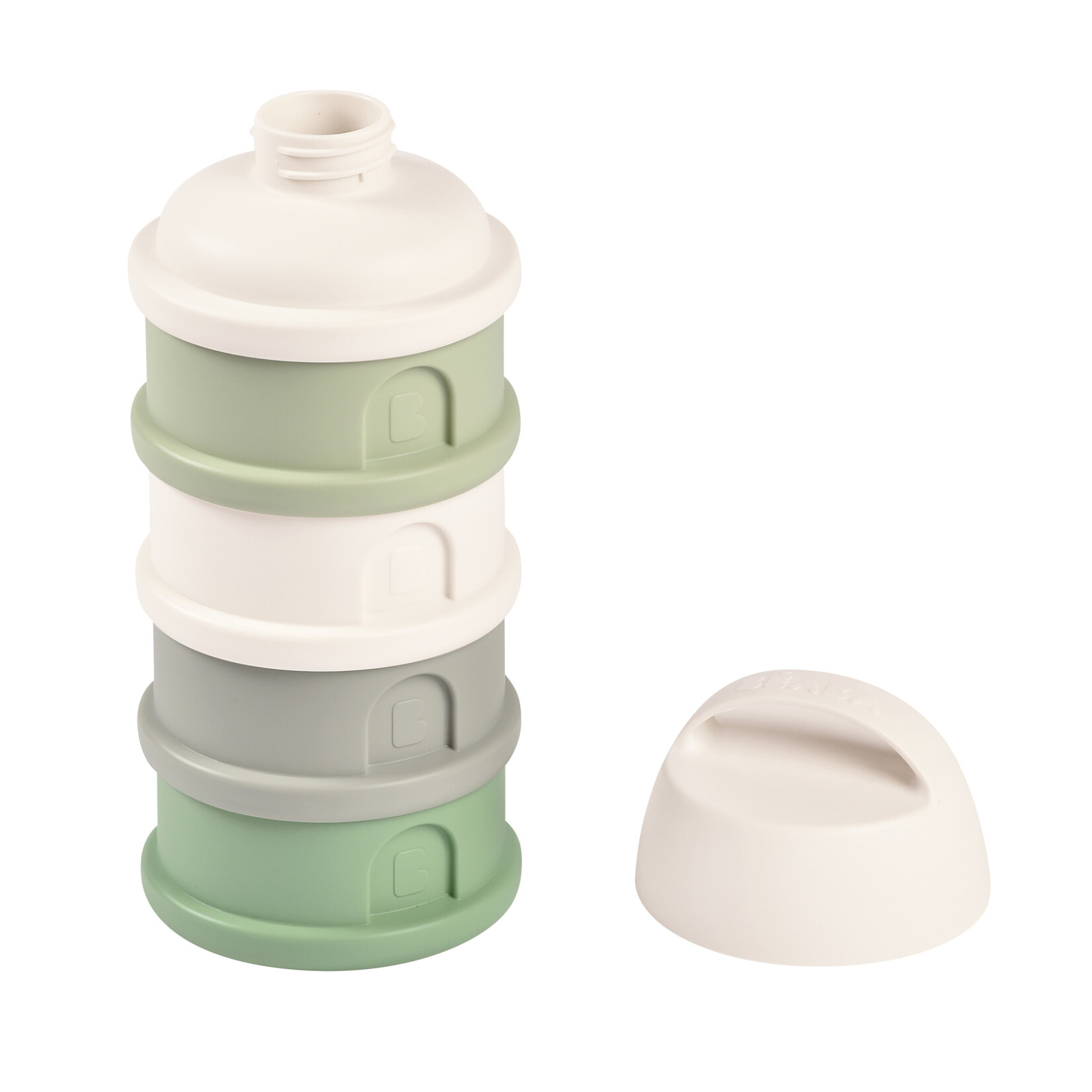 BEABA Formula And Snack Container - Sage Green/Cotton