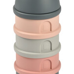 BEABA Formula and Snack Container - Mineral Grey/Pink