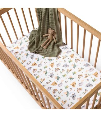 Snuggle Hunny Fitted Cot Sheet Dragon