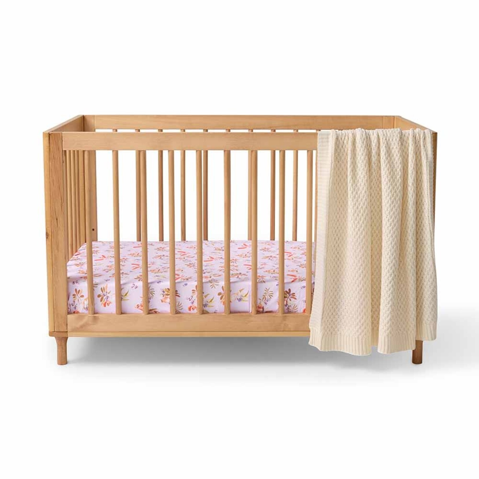 Snuggle Hunny Fitted Cot Sheet Major Mitchell