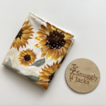 Snuggly Jacks Sunflowers Burp Cloth