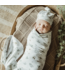 Snuggly Jacks Eucalypt Fall Jersey Swaddle Stretch Wrap & Beanie Set