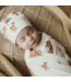 Snuggly Jacks Fawn Jersey Swaddle Stretch Wrap & Beanie Set