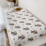 Snuggly Jacks Grizzly Bassinet Sheet / Change Mat Cover
