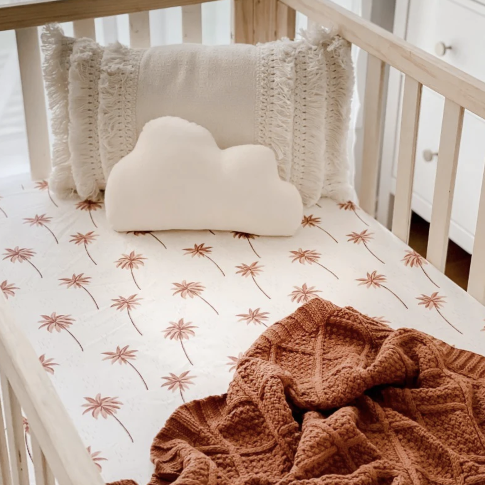 Snuggly Jacks Summer Storm Fitted Cot Sheet