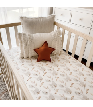 Snuggly Jacks Porcelain Fitted Cot Sheet