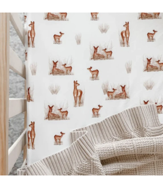 Snuggly Jacks Fawn Fitted Cot Sheet