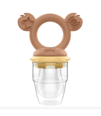 Cherub Baby SILICONE FRESH FOOD FEEDER - MIMOSA / CARAMEL