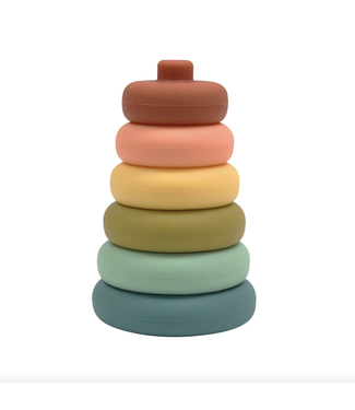 OB Designs Silicone Stacker Tower | Cherry