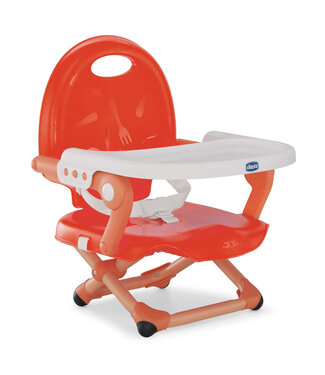 Chicco JUVENILE Booster Seat: Pocket Snack Poppy Red