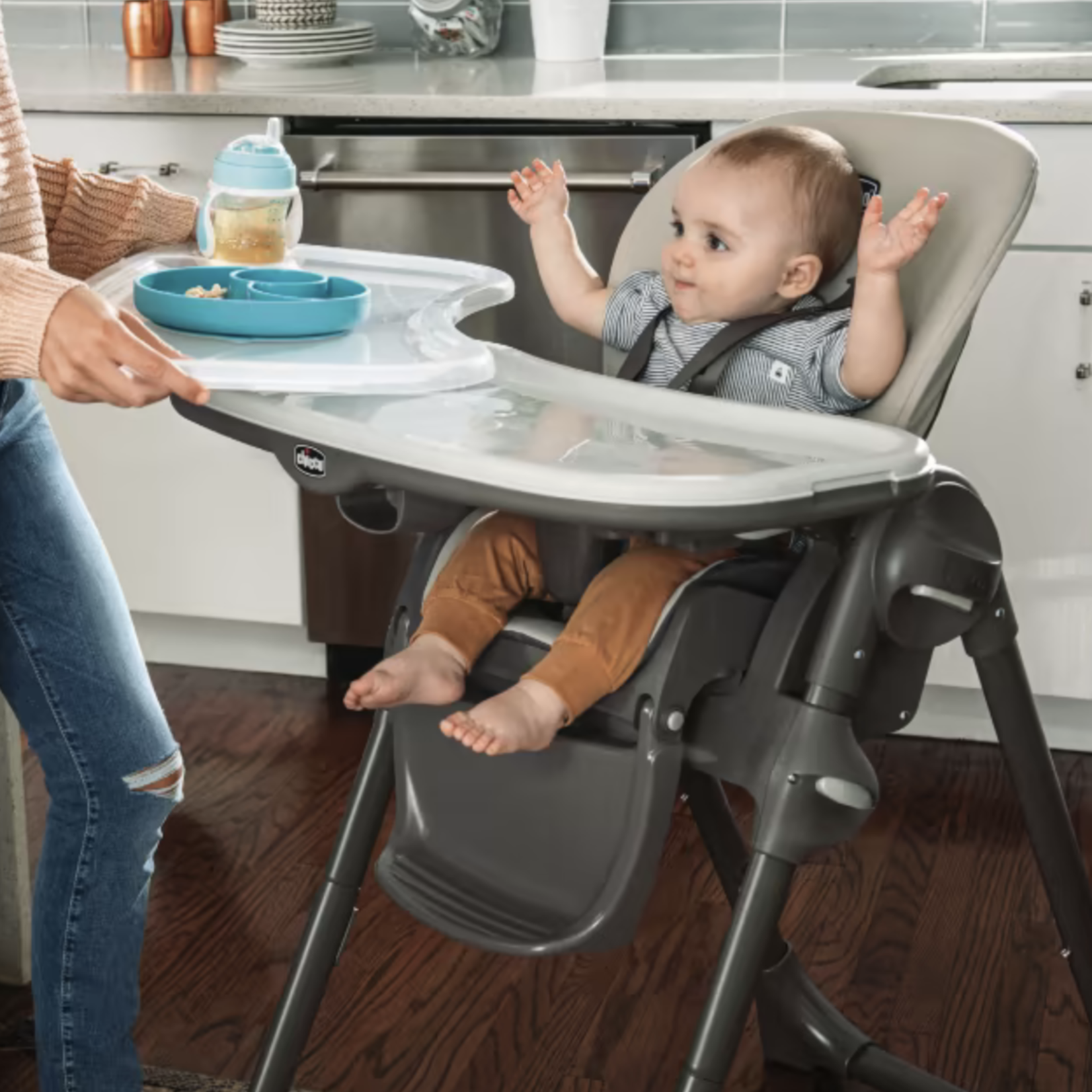 Chicco Polly Highchair Black