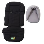 VeeBee Seatpad & Head Hugger-Black(A788)