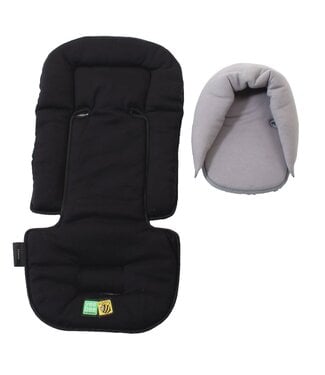 VeeBee Seatpad & Head Hugger-Black(A788)