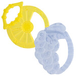 Chicco Soft Relax Grape/Lemon Teething Ring 2pk