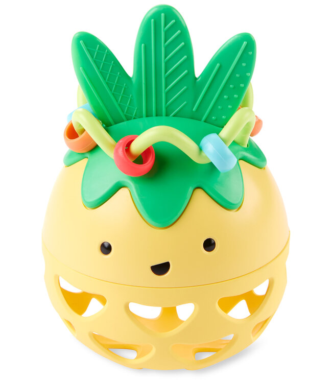 Skip Hop Farmstand Roll Around Pineapple Rattle Baby Toy