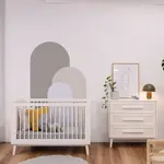 BabyRest Kaya Cot & Chest Nursery Package - White