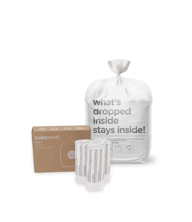 BabyRest Aster Nappy Bin Bags Refill 3 pack