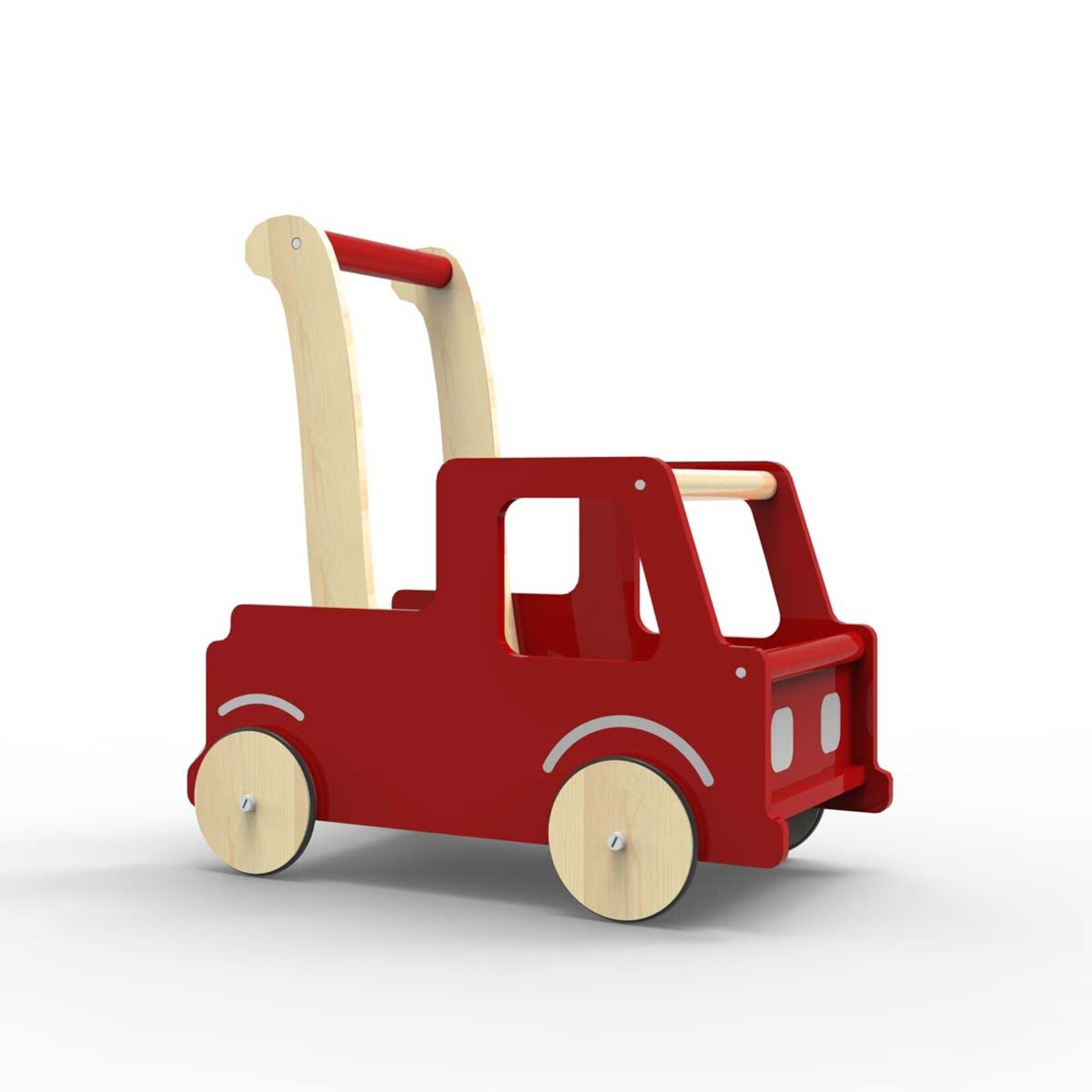 Moover Toys Essentials Push Truck Red