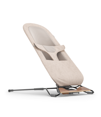 Uppababy Mira 2-in-1 Bouncer and Seat Charlie [Sand Mélange | Black Chrome | Walnut Wood]