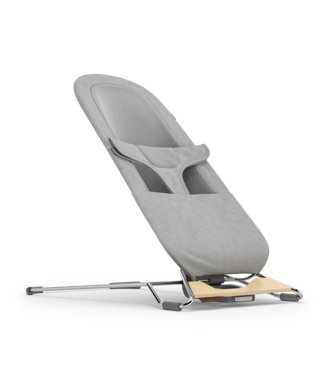 Uppababy Mira 2-in-1 Bouncer and Seat Stella [Grey Mélange | Silver Chrome | Maple Wood]