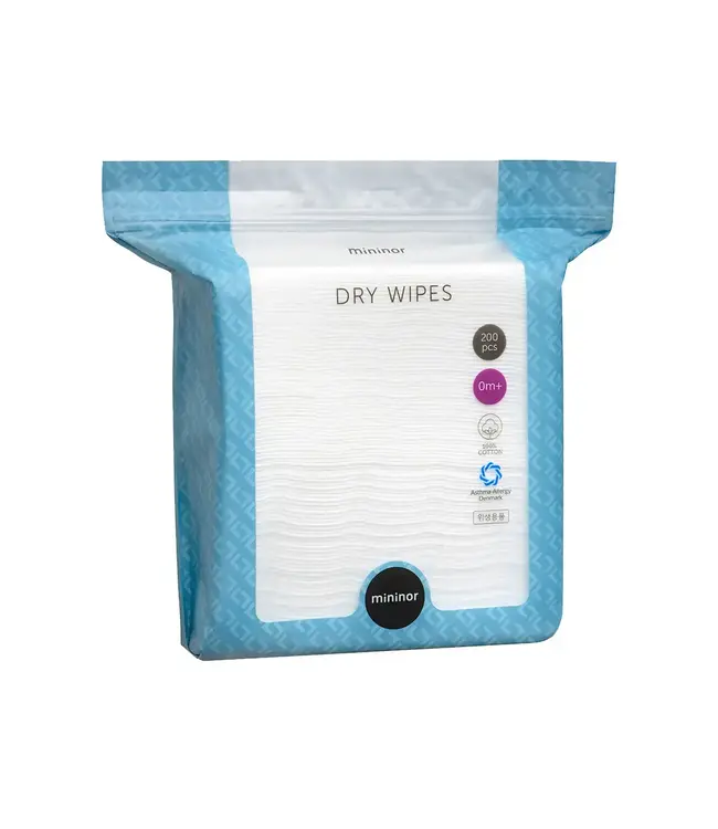 Mininor Dry Wipes 200Pack