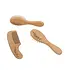 Living Textiles 3pc Baby Wooden Brush & Comb Set