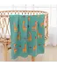 Living Textiles 100% Cotton Whimsical Giraffe Baby Blanket