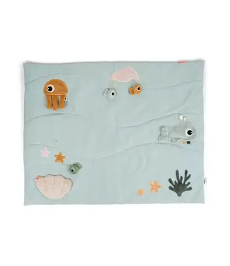 Done by Deer Sensory play mat Sea friends Blue