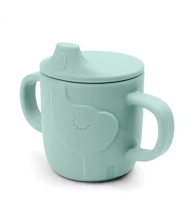 Done by Deer Peekaboo spout cup Elphee Blue