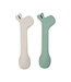 Done by Deer Silicone Spoon 2-Pack Lalee Green