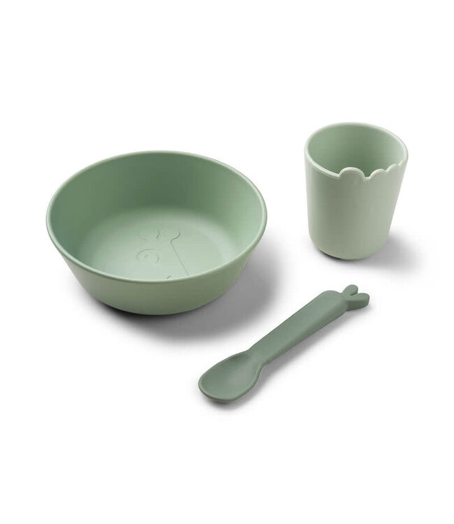 Done by Deer Kiddish first meal set Green