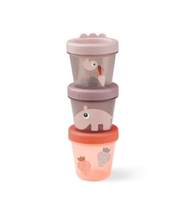 Done by Deer Baby Food Container 3-Piece Ozzo Powder