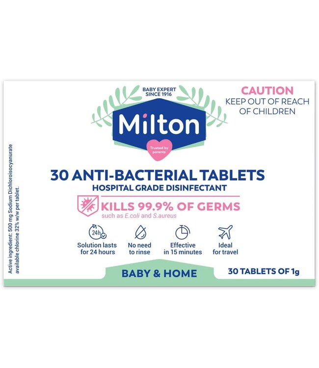 Milton Antibacterial Tablets 30 pack