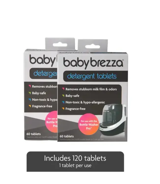 Baby Brezza Detergent Tablets for Bottle Washer Pro® 120 Tablets