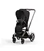 Cybex ePriam Pram 2024 Rose Gold Chassis/Sepia black