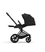 Cybex Priam Pram 2022 Matt Black Chassis+Seat Pack Sepia Black