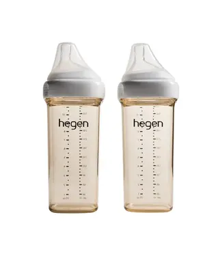 Hegen PCTO™ 330ml/11oz Feeding Bottle PPSU (2-pack) with 2 x Fast Flow Teat (6 Months +)