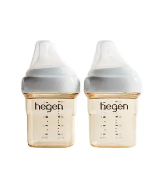 Hegen PCTO™ 150ml/5oz Feeding Bottle PPSU (2-pack) with 2 x Slow Flow Teat (0 to 3 Months)