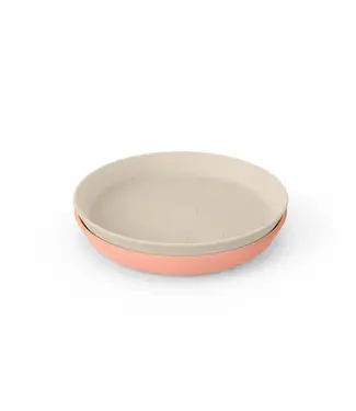 Done by Deer Done by deer Kiddish plate 2-pack Elphee Sand and Coral