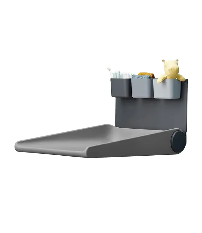 Leander Wally wall-mounted changing table-Dusty Grey